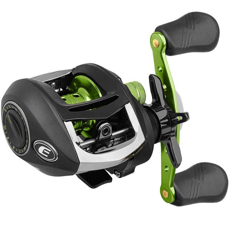 1 piece 2 piece baitcaster reel Advanced 6.2:1 Casting Reels 4+1 Stainless BB Green
