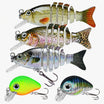 (3pcs) Six-Segmented Swimmax + (2pcs) Smallest Jointed Swimbaits