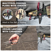 TRUSCEND Lockable Fishing Pliers na may High Tungsten Cutter, Makabagong Ergonomic na Hawakan, Saltwater Corrosion Resistant Teflon Coated Fishing Tool, Super Light Multi-Function Fishing Gifts [WM]
