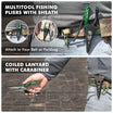 TRUSCEND Lockable Fishing Pliers na may High Tungsten Cutter, Makabagong Ergonomic Handy Handle, Saltwater Corrosion Resistant Teflon Coated Fishing Tool, Super Light Multi-Function Fishing Gifts [WM]