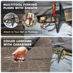 TRUSCEND Lockable Fishing Pliers na may High Tungsten Cutter, Makabagong Ergonomic na Hawakan, Saltwater Corrosion Resistant Teflon Coated Fishing Tool, Super Light Multi-Function Fishing Gifts [WM]