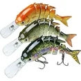 TRUSCEND Swimmax Creek Fishing King, Lifelike Fishing Lures for Bass Trout Crappie Bluegill Panfish, Smallest Jointed Swimbaits for Freshwater, Easy Catch Crankbait Fishing Gifts for Family Fishing