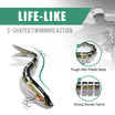 TRUSCEND Swimmax Jointed Swimbait with BKK Hooks for Bass & Trout