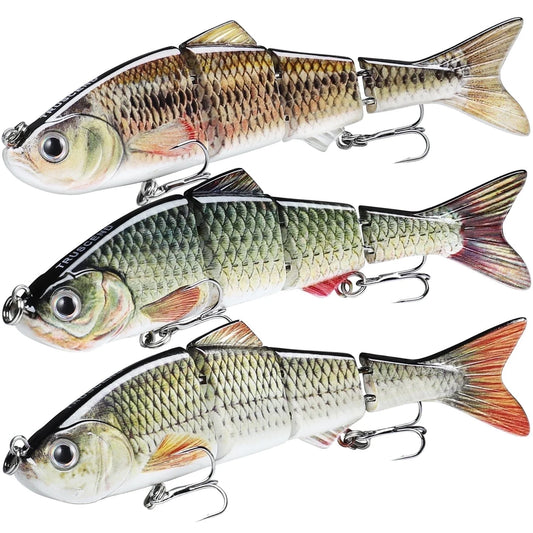 TRUSCEND Easy Catch Swimmax, Magic Noisy Turbulent Wiggling and Vibrating Action for More Bites, Lifelike Fishing Lures for All Species, Swimbait for Relax Family Fishing Must-Have for Lovely Anglers