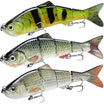 TRUSCEND Easy Catch Swimmax, Magic Noisy Turbulent Wiggling and Vibrating Action for More Bites, Lifelike Fishing Lures for All Species, Swimbait for Relax Family Fishing Must-Have for Lovely Anglers [WM]