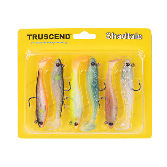 Shadtail Soft Swimbait | Paddle Tail Fishing Lure with BKK Hooks TWN (2.8in/7cm) Shadtail Soft Swimbait | Paddle Tail Fishing Lure with BKK Hooks TWN (2.8in/7cm)