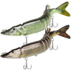 TRUSCEND Easy Catch Swimmax, Mahiwagang Maingay at Lumiliko-likong Gumagalaw para sa Mas Maraming Kagat, Segmented Swimbait na Pinagdikit ng Dyneema Strongest Fiber, Makatotohanang Lure Pangisda para sa Nakakarelaks na Pangingisda ng Pamilya [WM]
