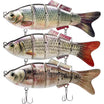 TRUSCEND Easy Catch Swimmax, Mahiwagang Malakas at Umiindayog na Kilos para sa Higit pang Kagat, Segmented Swimbait na Pinagsama ng Pinakamalakas na Dyneema Fiber, Parang Tunay na Fishing Lure para sa Relaks na Family Fishing [WM]