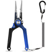 Lockable Fishing Pliers with Tungsten Carbide Cutter & Teflon Coating