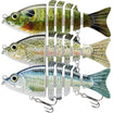 TRUSCEND Fishing Lures for Bass Swimbaits para sa Panghuhuli ng Bass Segmented Multi Jointed Swim Baits Mabagal Lumulubog na Pain sa Paglangoy para sa Panghuhuli sa Tubig-Tabang at Tubig-Alat na Gear Kit ng Pain Regalo sa Pangingisda Plugs 3in/0.4oz [WM]