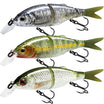 TRUSCEND Swimmax Creek Fishing King, Parang Tunay na Fishing Lures para sa Bass Trout Crappie Bluegill Panfish, Pinakamaliit na Jointed Swimbait para sa Tubig-Tabang, Madaling Makahuli na Crankbait Fishing Gifts para sa Family Fishing [WM]