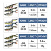 Multi-Segmented Jointed Swimbait Fishing Lures Size