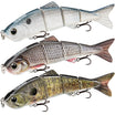 TRUSCEND Easy Catch Swimmax, Magic Noisy Turbulent Wiggling at Vibrating na Aksyon para Mas Maraming Kagat, Segmented Swimbait na Pinagdikit ng Dyneema Strongest Fiber, Parang Tunay na Pang-akit sa Pangingisda para sa Family Fishing [WM]