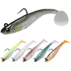 TRUSCEND shadtale 6 Packs Soft Bass Fishing Lures, Swimbait Paddle Tail Lures na may Pre-Rigged Hook Pangisda sa Fresh Water at Saltwater Fishing Baits Kagamitan sa Pangisda para sa Bass Trout Walleye, Crappie Fishing Jigs 2.8in/0.2oz [WM]