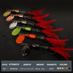 TRUSCEND Panglangoy o Panghuhuli na Fishing Spinners na may Two-Way Spinning Spoons System, Rooster Tail Fishing Lures na may Flash Copper Body at Blade Freshwater at Saltwater Blade Bait para sa Bass Walleye Trout [WM]