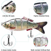 TRUSCEND Easy Catch Swimmax, Mahiwagang Malakas at Umiindayog na Kilos para sa Higit pang Kagat, Segmented Swimbait na Pinagsama ng Pinakamalakas na Dyneema Fiber, Parang Tunay na Fishing Lure para sa Relaks na Family Fishing [WM]