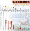 Fishing Lure Making Kit na may Tackle Box | 240 piraso