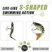TRUSCEND Swimmax Creek Fishing King, Parang Tunay na Pang-akit sa Pangisda para sa Bass Trout Crappie Bluegill Panfish, Pinakamaliit na Jointed Swimbait para sa Tubig Tabang, Madaling Makahuli ng Crankbait na Regalo sa Pangisda para sa Pamilya [WM]
