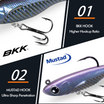 TRUSCEND Duramax Soft Fishing Lures with BKK Hooks, Easy Catch Curly & T-Tail for Trembly Sinking & Vibrating Swim, UV or Glow Effect for All Conditions, Pre-rigged Swimbait for Bass Trout Crappie [WM]