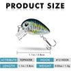 [6PCS] TRUSCEND Smallest Jointed Swimbaits