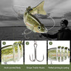 TRUSCEND Fishing Lures for Bass Swimbaits para sa Panghuhuli ng Bass Segmented Multi Jointed Swim Baits Mabagal Lumulubog na Pain sa Paglangoy para sa Panghuhuli sa Tubig-Tabang at Tubig-Alat na Gear Kit ng Pain Regalo sa Pangingisda Plugs 3in/0.4oz [WM]