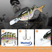 TRUSCEND Swimmax Creek Fishing King, Lifelike Fishing Lures for Bass Trout Crappie Bluegill Panfish, Smallest Jointed Swimbaits for Freshwater, Easy Catch Crankbait Fishing Gifts for Family Fishing [WM]