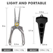 TRUSCEND Lockable Fishing Pliers na may High Tungsten Cutter, Innovative Ergonomic Handy Handle, Saltwater Corrosion Resistant Teflon Coated Fishing Tool, Super Light Multi-Function Fishing Gifts [WM]