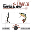 TRUSCEND Easy Catch Swimmax, Magic Noisy Turbulent Wiggling and Vibrating Action for More Bites, Lifelike Fishing Lures for All Species, Swimbait for Relax Family Fishing Must-Have for Lovely Anglers [WM]