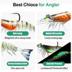 TRUSCEND Pre-rigged Fishing Jig Lures para sa Freshwater at Saltwater, Makabagong Napakatibay na TPE Bass Lures, Lifelike Hipon Crayfish Swimbait, Weedless Lure para sa Crappie Trout Walleye Panatilihing Magkahiwalay [WM]