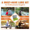 Fishing Lures Kit na sulit sa bawat sentimo, Piniling Fishing Lures at Tackle Kit para sa Freshwater Fishing, Abot-kayang Regalo na Premium Starter Fishing Gear Set Available [WM]