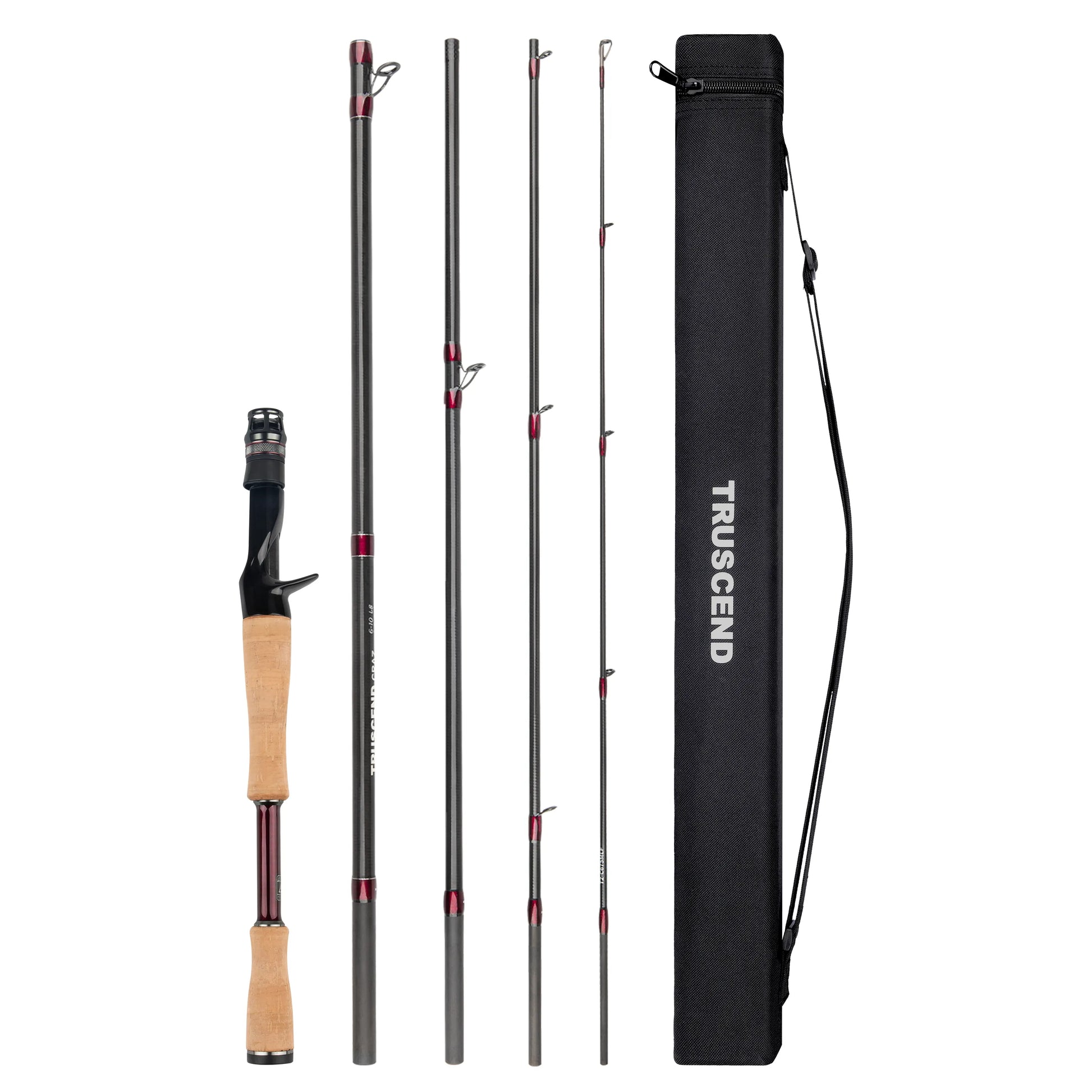 Craz 5-Piece Travel Rod | Ultra Compact TORAY Carbon | FUJI K Guides Craz 5-Piece Travel Rod | Ultra Compact TORAY Carbon | FUJI K Guides