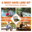 Sulit ang Fishing Lures Kit, Piniling Fishing Lures at Tackle Kit para sa Freshwater Fishing, Abot-kayang Regalo na Premium Starter Fishing Gear Set na Magagamit [WM]