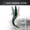 TRUSCEND Easy Catch Swimmax, Magic Noisy Turbulent Wiggling and Vibrating Actions para sa Mas Maraming Kagat, Segmented Swimbait na Pinagdikit ng Dyneema Strongest Fiber, Lifelike Fishing Lures para sa Relaks na Pangingisda ng Pamilya [WM]