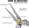 TRUSCEND Lockable Fishing Pliers na may High Tungsten Cutter, Innovative Ergonomic Handy Handle, Saltwater Corrosion Resistant Teflon Coated Fishing Tool, Super Light Multi-Function Fishing Gifts [WM]