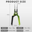 TRUSCEND Lockable Fishing Pliers na may High Tungsten Cutter, Makabagong Ergonomic na Hawakan, Saltwater Corrosion Resistant Teflon Coated Fishing Tool, Super Light Multi-Function Fishing Gifts [WM]