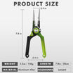 Lockable Fishing Pliers with Tungsten Carbide Cutter & Teflon Coating