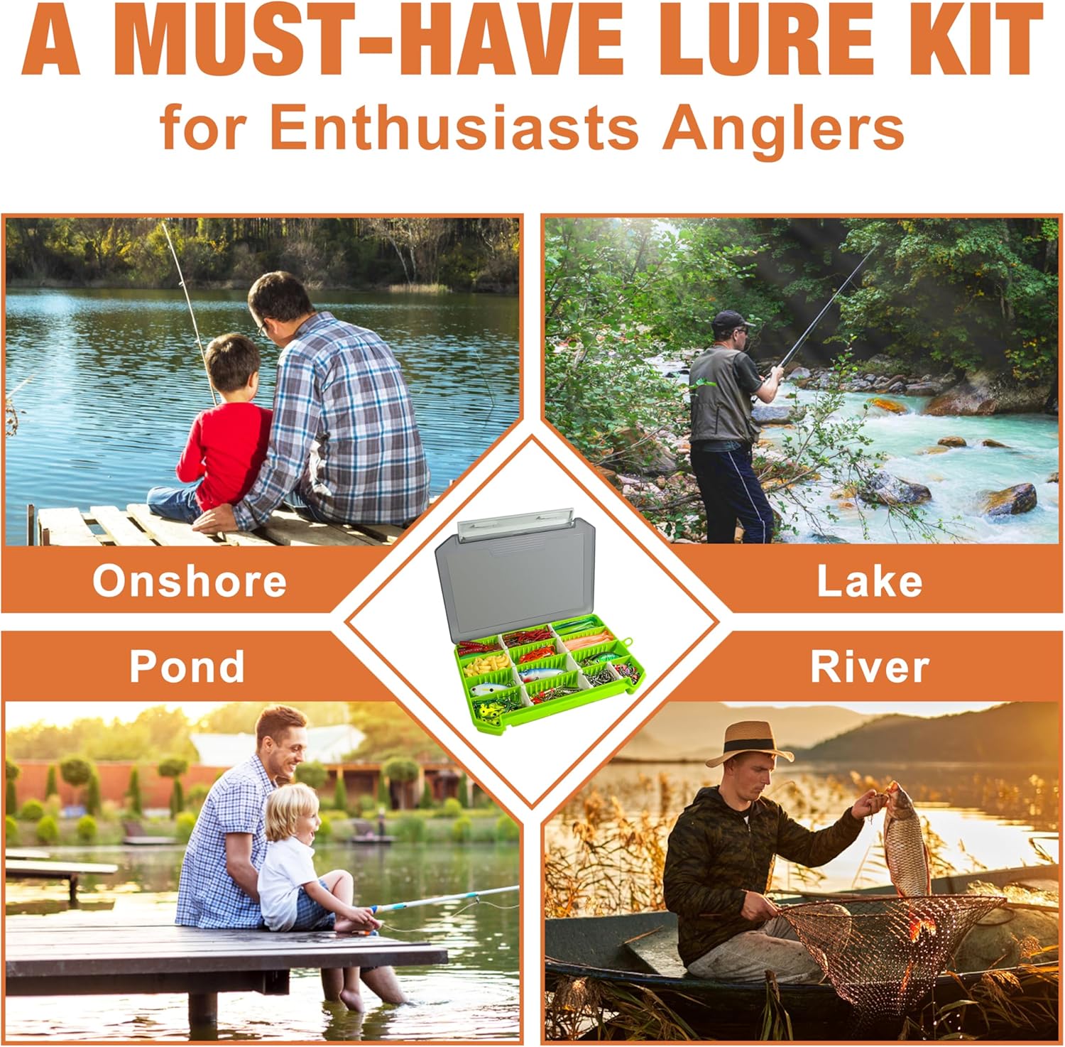 build your own fishing lure kits Fishing Lure Making Kit with Tackle Box