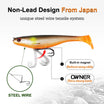 TRUSCEND Easy Catch Shadtale na may BKK Hooks, Natatanging Kumikislot na Paglangoy at Matinding Jigging Action para Mas Maraming Kagat, Kamangha-manghang Soft Fishing Lures para sa Bass Trout Crappie, Mahalaga para sa Family Fishing [WM]