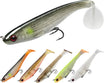 TRUSCEND Easy Catch Shadtale na may BKK Hooks, Natatanging Kumikislot na Paglangoy at Matinding Jigging Action para Mas Maraming Kagat, Kamangha-manghang Soft Fishing Lures para sa Bass Trout Crappie, Mahalaga para sa Family Fishing [WM]