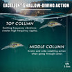 TRUSCEND Diving Crankbait na may BKK Hooks para sa Bass, Trout at Walleye