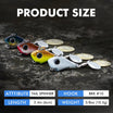 Wide Search Cover VIBE Tail Spinner, Madaling Huli na Lure na May Vibrating, BKK Super Slide Sharp Hook, Tumpak na Mahabang Cast na Spinner para sa Bass, Trout, Crappie [WM]