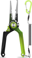 TRUSCEND Lockable Fishing Pliers na may High Tungsten Cutter, Makabagong Ergonomic na Hawakan, Saltwater Corrosion Resistant Teflon Coated Fishing Tool, Super Light Multi-Function Fishing Gifts [WM]