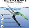 TRUSCEND Lockable Fishing Pliers na may High Tungsten Cutter, Makabagong Ergonomic Handy Handle, Saltwater Corrosion Resistant Teflon Coated Fishing Tool, Super Light Multi-Function Fishing Gifts [WM]