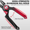 TRUSCEND Lockable Fishing Pliers na may High Tungsten Cutter, Innovative Ergonomic Handy Handle, Saltwater Corrosion Resistant na Teflon Coated Fishing Tool, Super Light Multi-Function Fishing Gifts [WM]