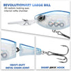 TRUSCEND Easy Catch SwimMax na may BKK Hooks, Magic Noisy Wiggling at Vibrating Actions para sa Maraming Kagat, Parang Tunay na Pang-akit sa Pangisda para sa Bass Trout Walleye Crappie, Pinakamatibay na Dyneema Fiber Jointed Swimbait [WM]
