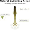 TRUSCEND Easy Catch Shadtale na may BKK Hooks, Natatanging Vibrating Swim at Trembly Jigging Action para sa Mas Maraming Kagat, Kamangha-manghang Soft Fishing Lures para sa Bass, Trout, Crappie, Mahalaga para sa Family Fishing [WM]
