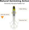 TRUSCEND Easy Catch Shadtale na may BKK Hooks, Natatanging Vibrating Swim at Trembly Jigging Action para sa Mas Maraming Kagat, Kamangha-manghang Soft Fishing Lures para sa Bass Trout Crappie, Dapat-mayroon para sa Family Fishing [WM]