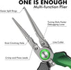 TRUSCEND Lockable Fishing Pliers na may High Tungsten Cutter, Makabagong Ergonomic Handy Handle, Saltwater Corrosion Resistant Teflon Coated Fishing Tool, Super Light Multi-Function Fishing Gifts [WM]