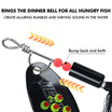 TRUSCEND 12 Pcs Rooster Tail Spinnerbaits Pamingwit na Lures, Bass Fishing Jigs na may Two-Way Spinning Spoons System, Freshwater Saltwater Crappie Jigs, Blade Baits para sa Bass Trout Walleye 3in/0.23oz [WM]