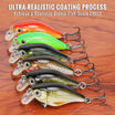 TRUSCEND Swimmax Creek Fishing King, Parang Tunay na Fishing Lures para sa Bass Trout Crappie Bluegill Panfish, Pinakamaliit na Jointed Swimbait para sa Freshwater, Madaling Makahuli na Crankbait Fishing Gifts para sa Family Fishing [WM]